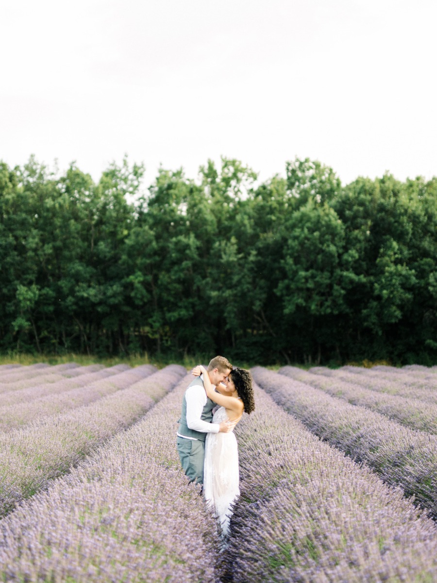 When To Take Your  Engagement Photos in the Provence Lavender Fields