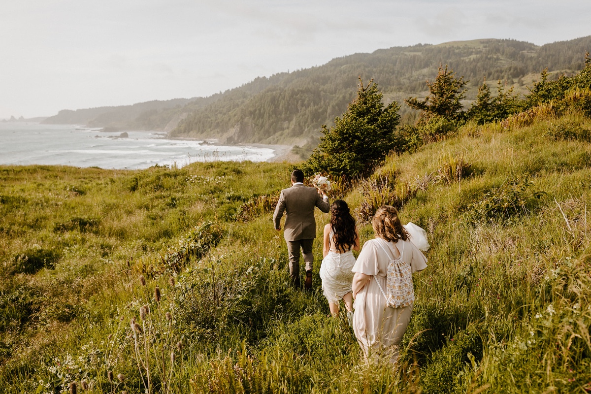 dramatic backdrop for an adventure elopement
