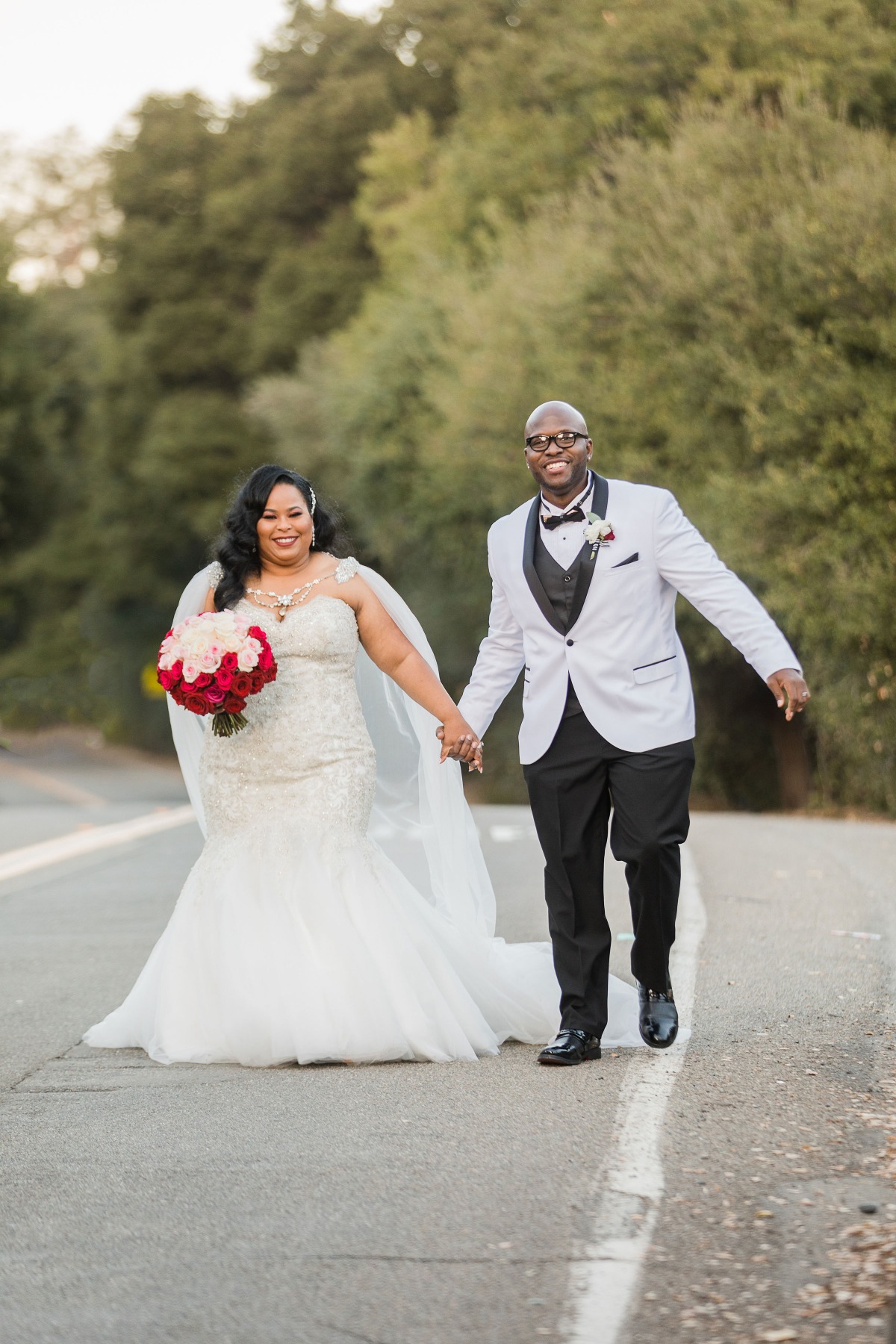 Hollywood Glam Wedding at Sunol's Casa Bella with Pops of Red and Black