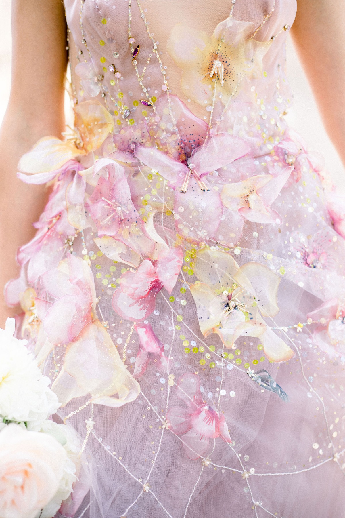 sherbert wedding dress by Myoo Couture