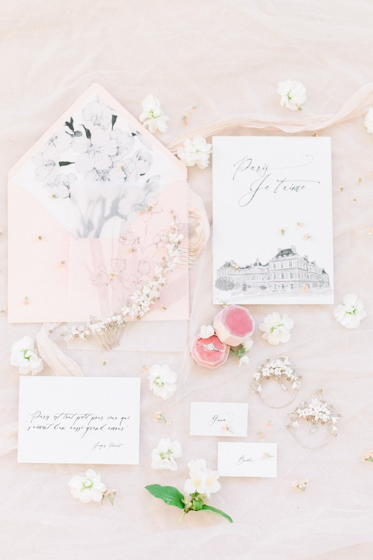 Floral Flat Lay Styling Ideas