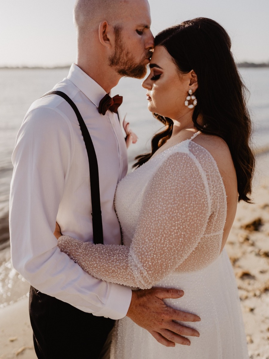 Brooke & Luke's Seaside Cocktail-Style Wedding at an Australian Yacht Club