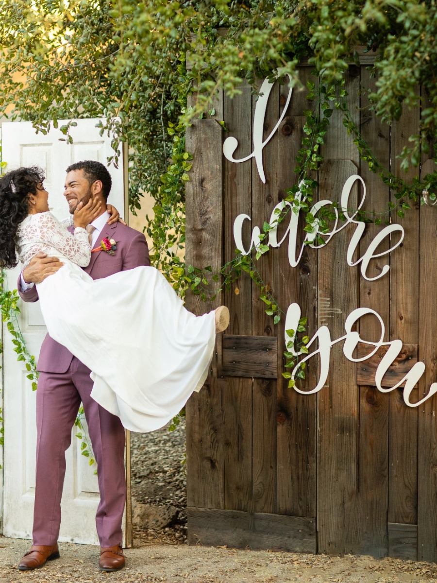 Colorful Micro Barn Wedding