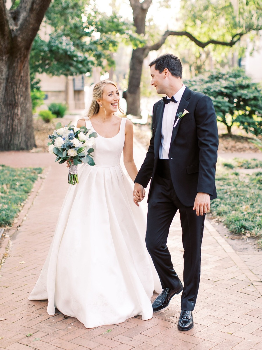 A Savannah Black Tie Wedding All Made Possible by Covid-19