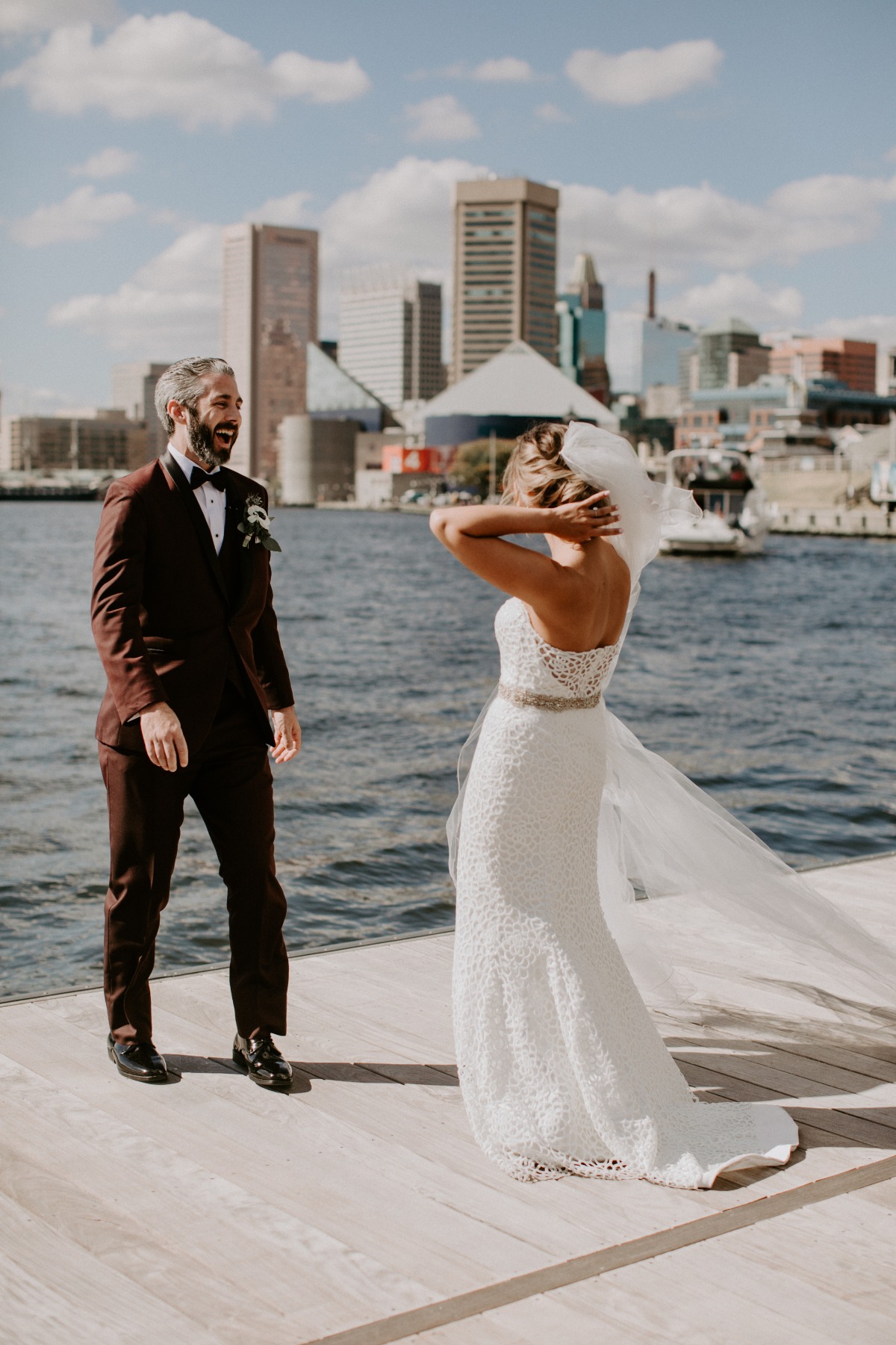 wedding first look