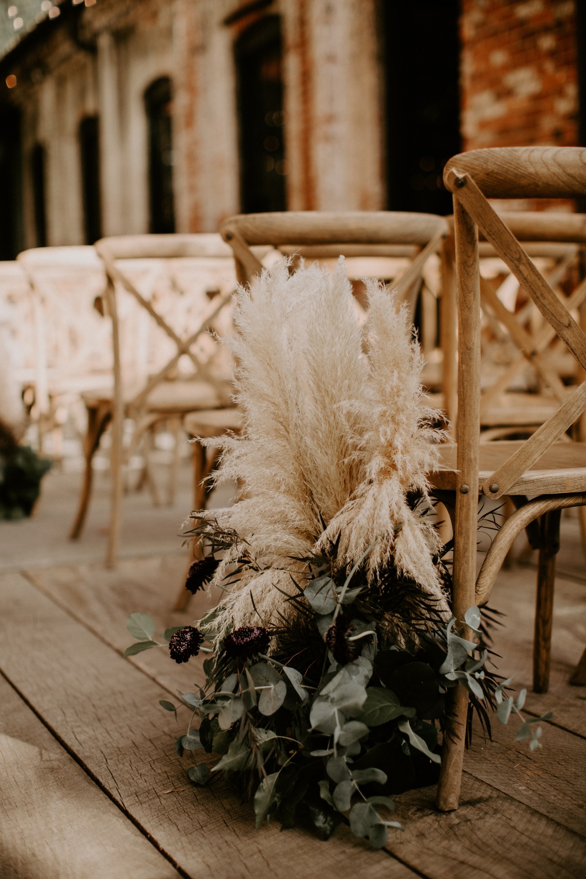 flower aisle decor
