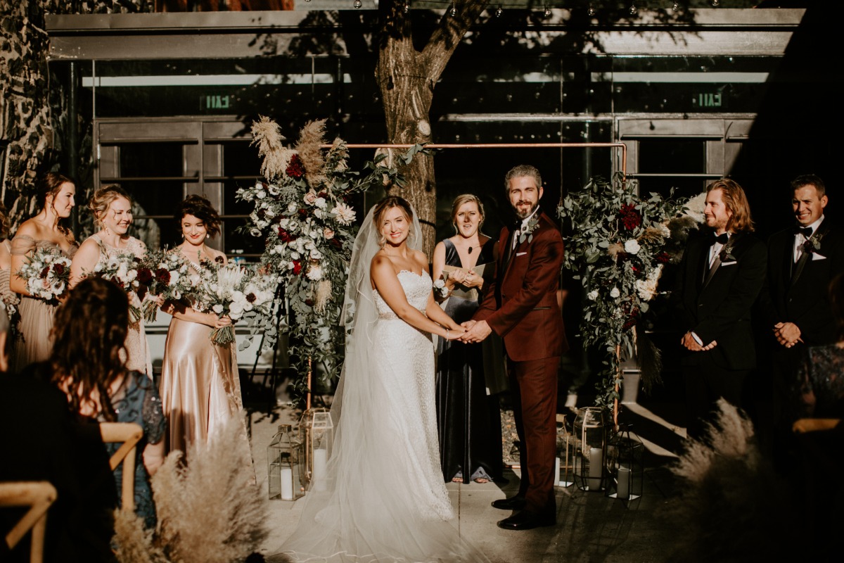 outdoor wedding ceremony