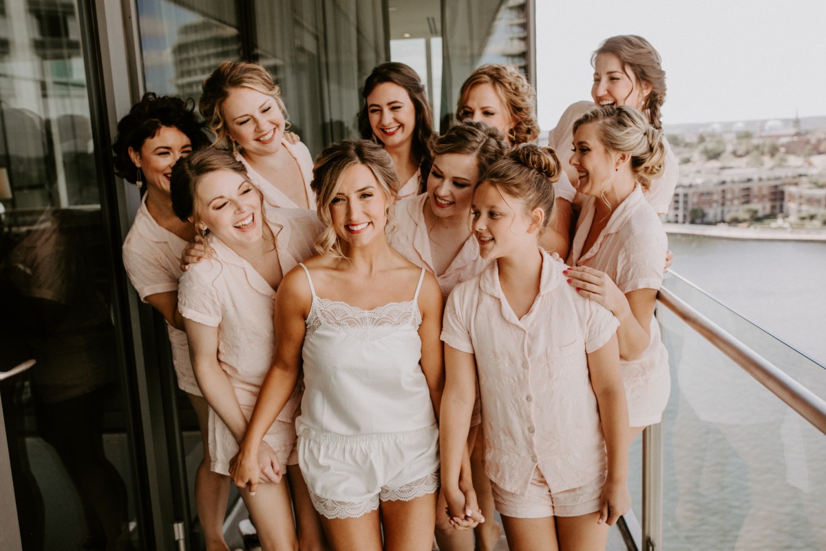 bride getting ready photo