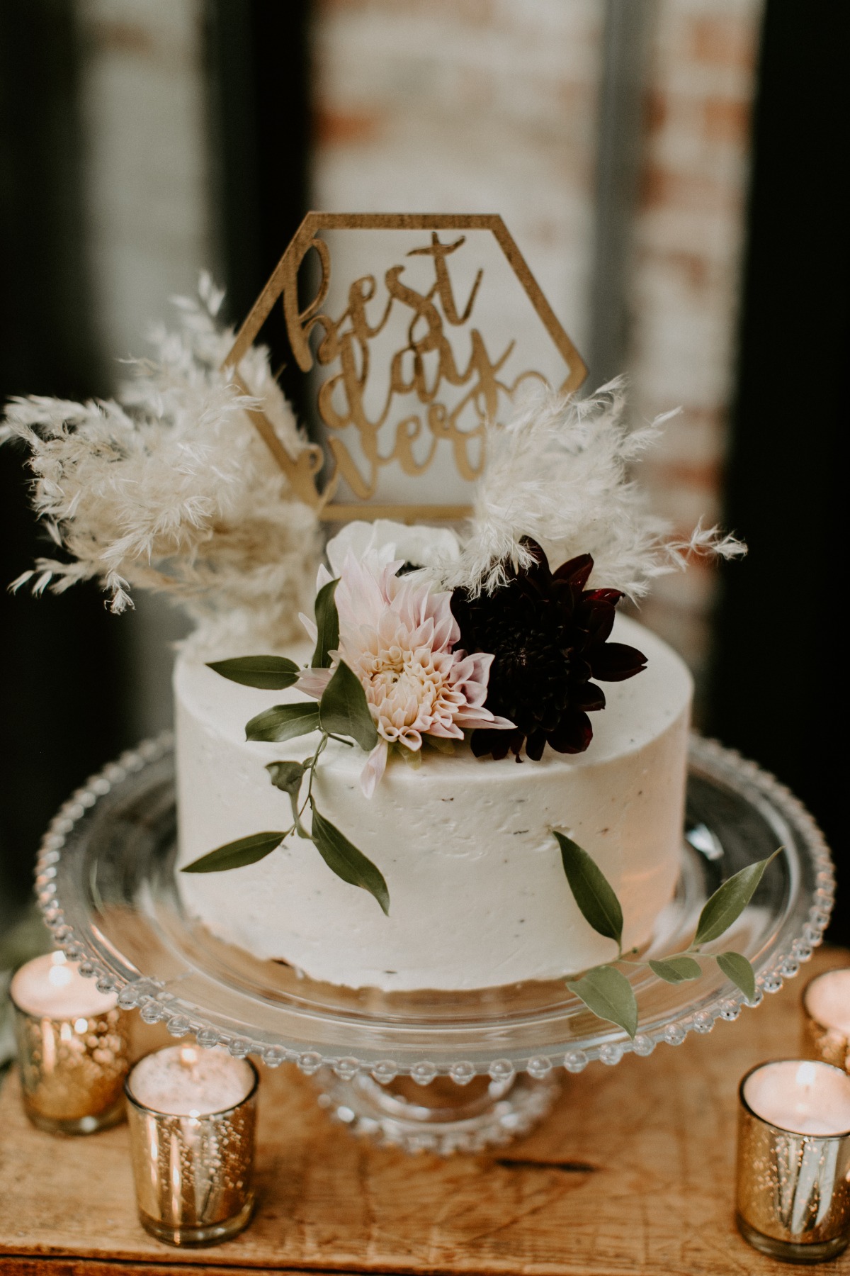 small wedding cake