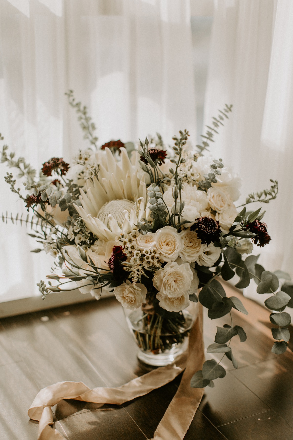 Protea wedding florals