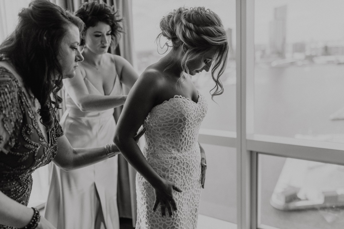 getting wedding ready