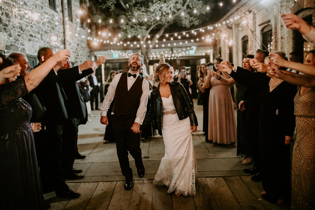 wedding exit