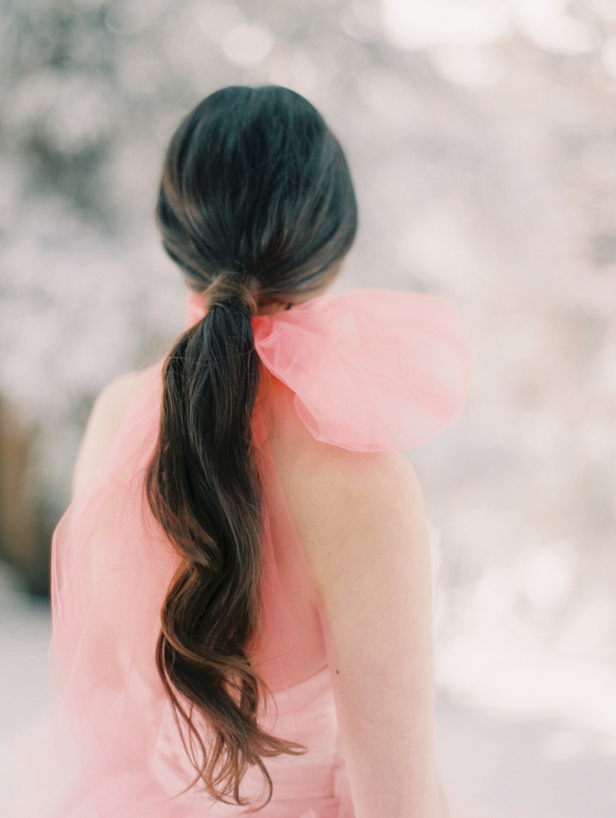 long pony tale wedding hair ideas by hairstylist  Ana Belen