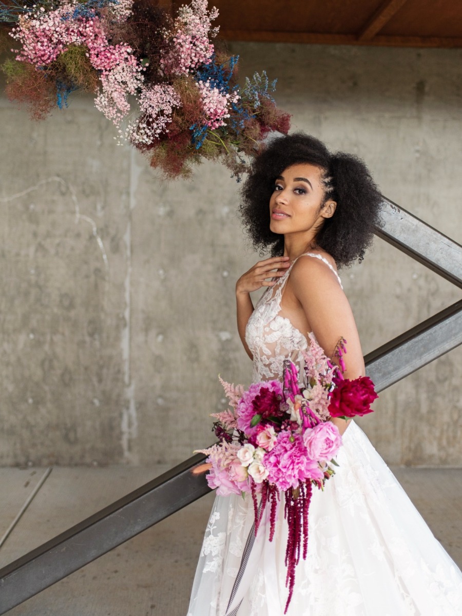 Magenta and Indigo Wedding Ideas at Francis Coppola’s Domaine de Broglie Winery