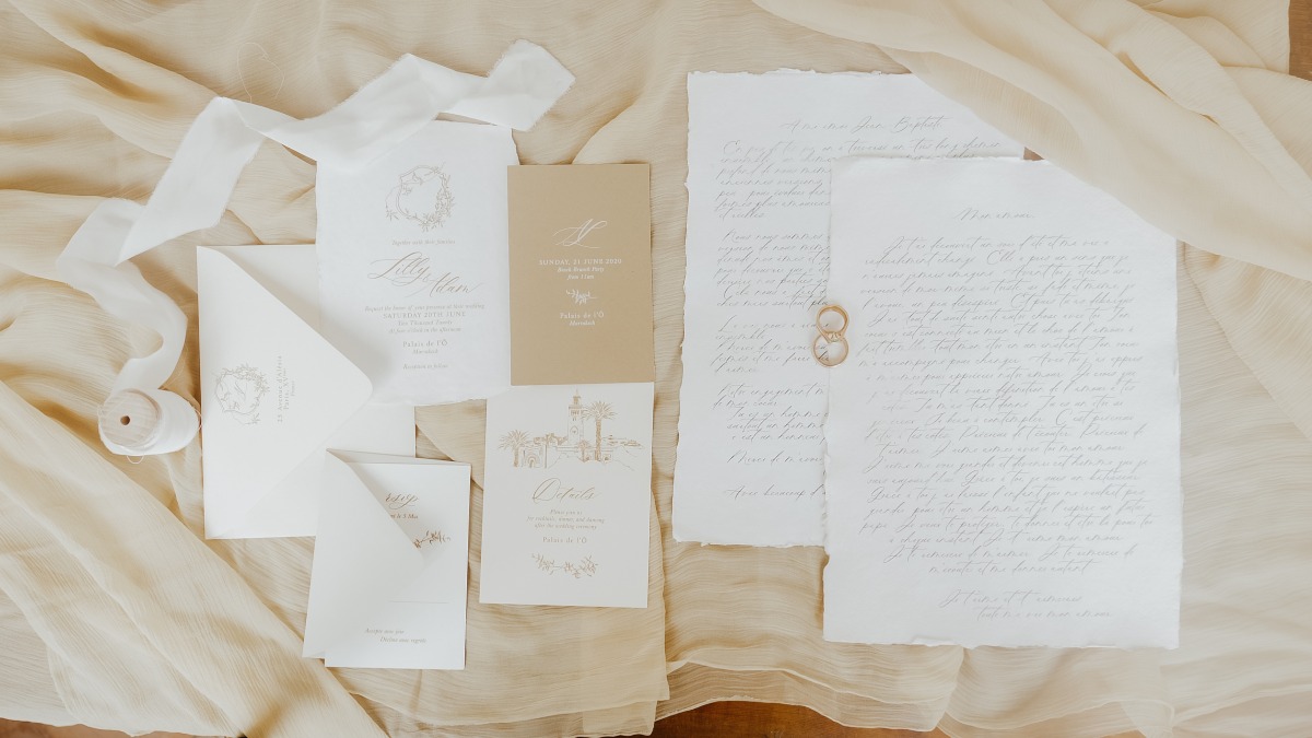wedding invitations and wedding vows