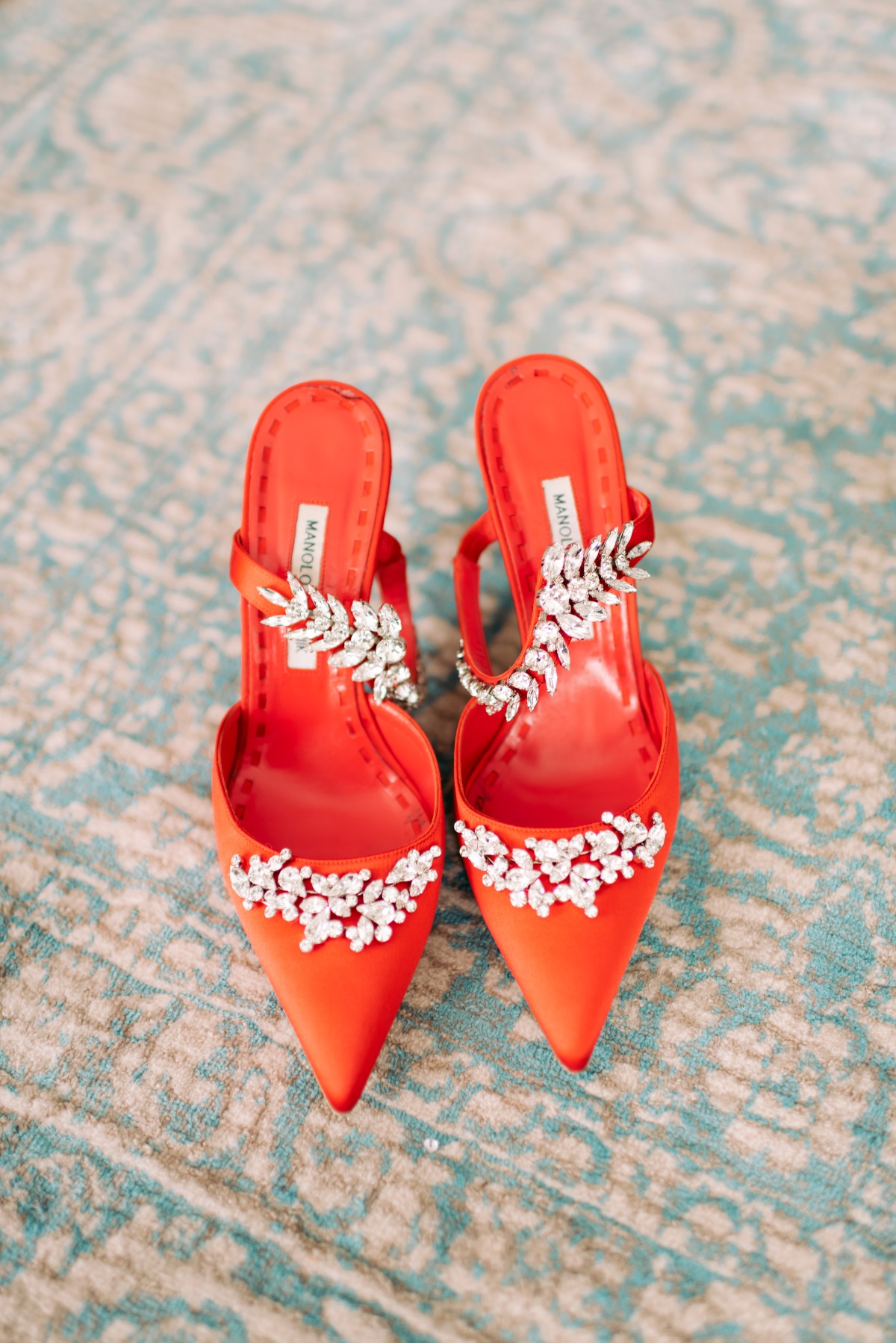 red Manolo Blahnik heels