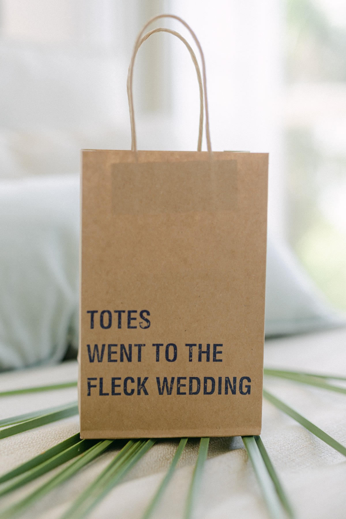 custom wedding bags