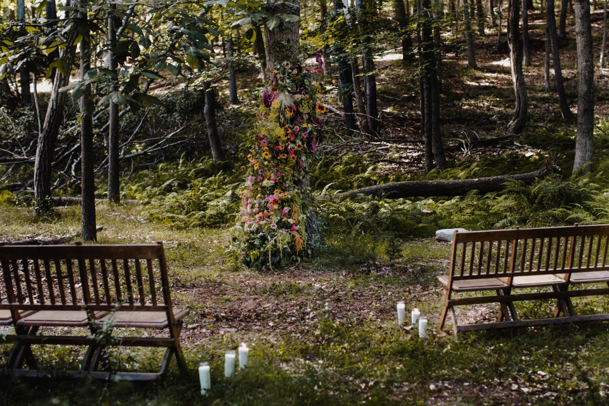 woodsy outdoor wedding ideas