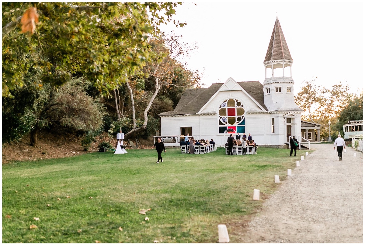 Disney's Haunted Mansion Theme Wedding at Heritage Square Museum in Los Angeles