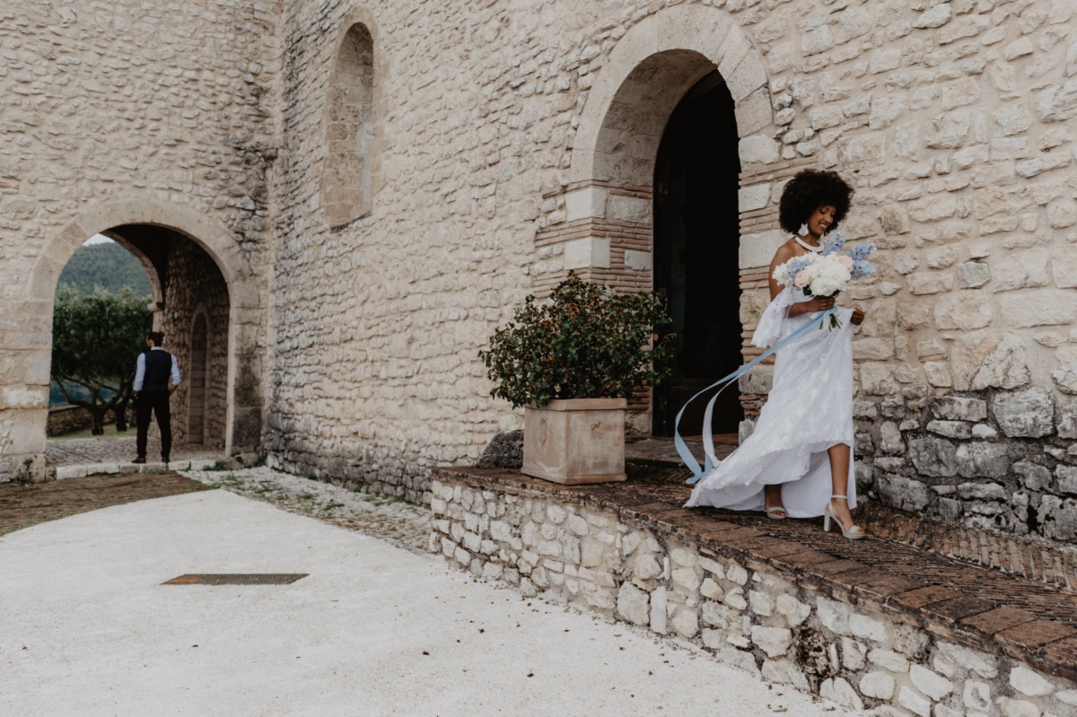 Elegant Bohemian Wedding in Central Italy