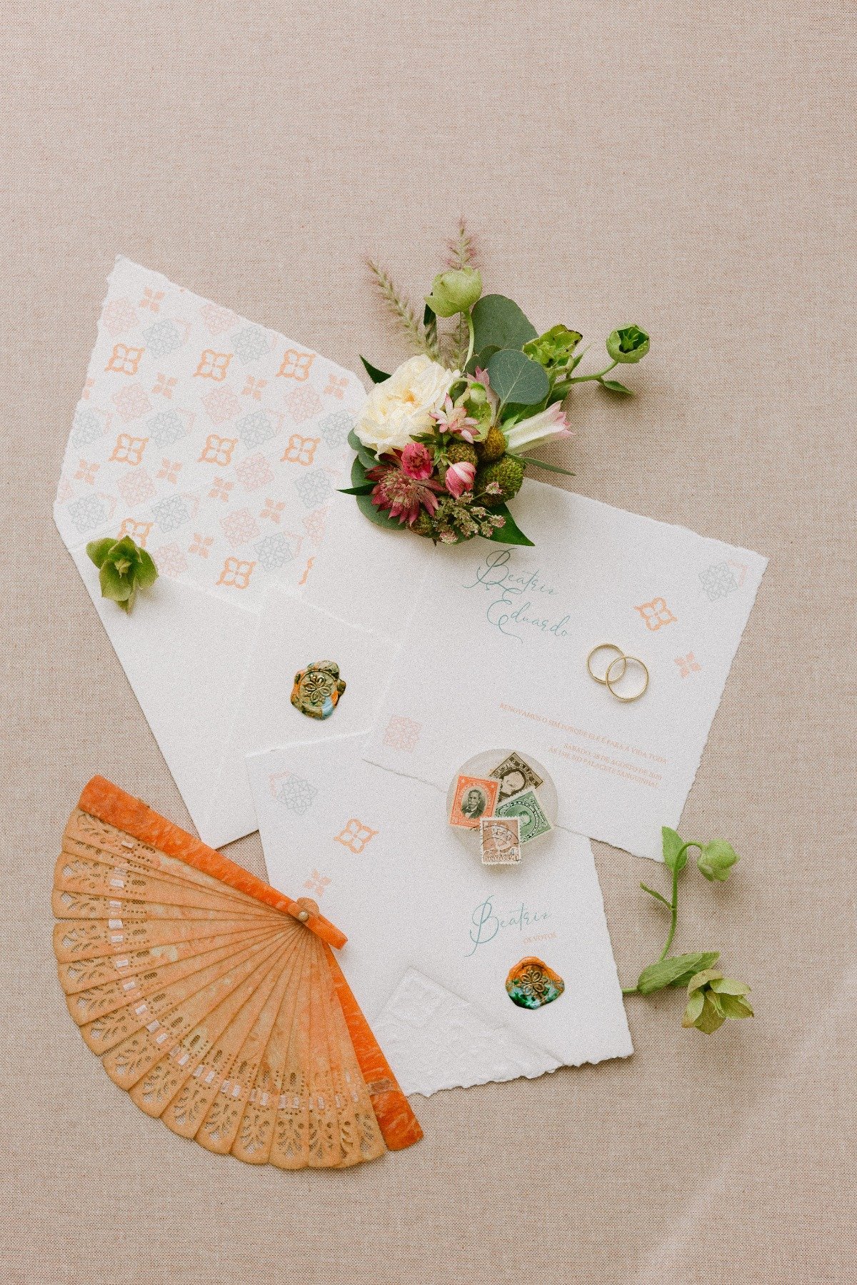one of a kind wedding stationery created by A Pajarita