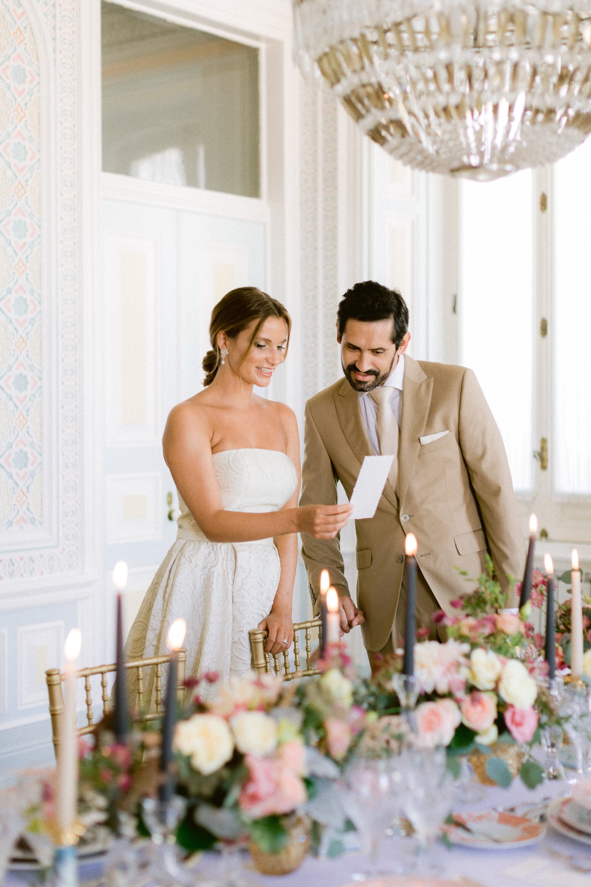elegant and refined wedding reception