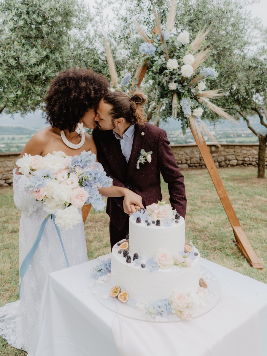 Elegant Bohemian Wedding in Central Italy