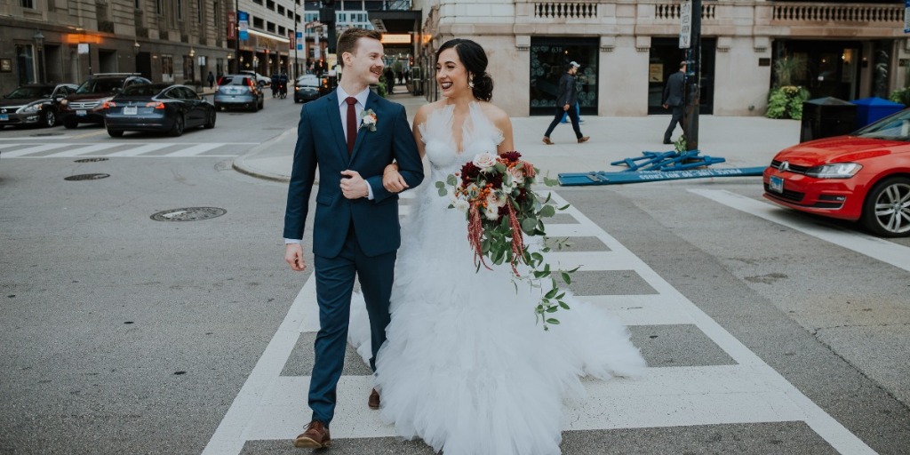 Will & Grace's Moody and Chic Chicago Wedding