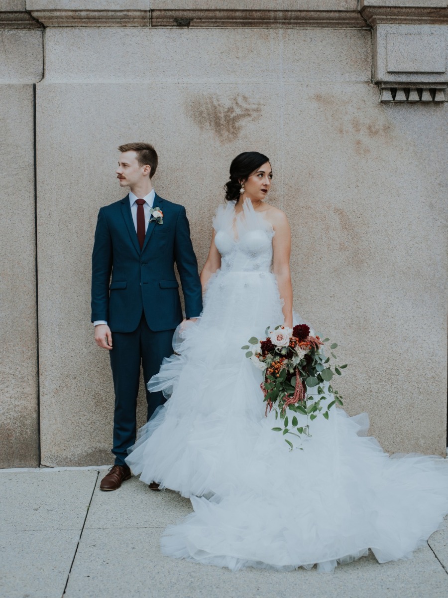 Will & Grace's Moody and Chic Chicago Wedding