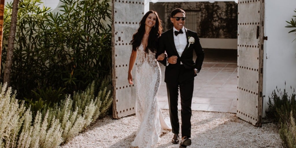 It was a Golden Hour Destination Wedding in Spain for this Super Stylish Couple