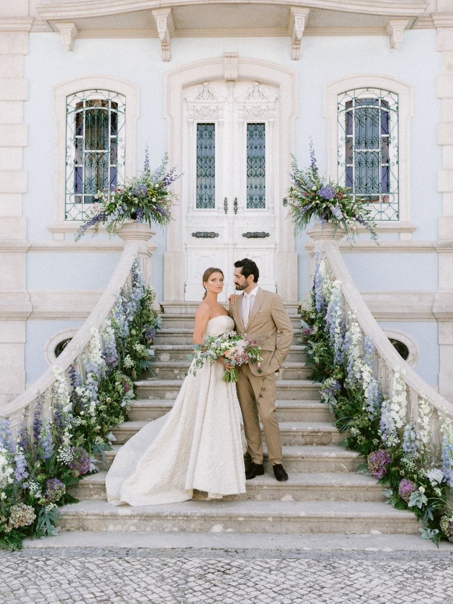 Chateau Wedding Inspiration in Portugal That Is All About Elegance