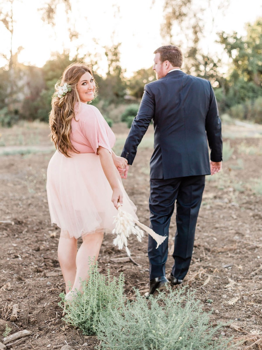 Sun Soaked Micro Wedding at the Family Estate