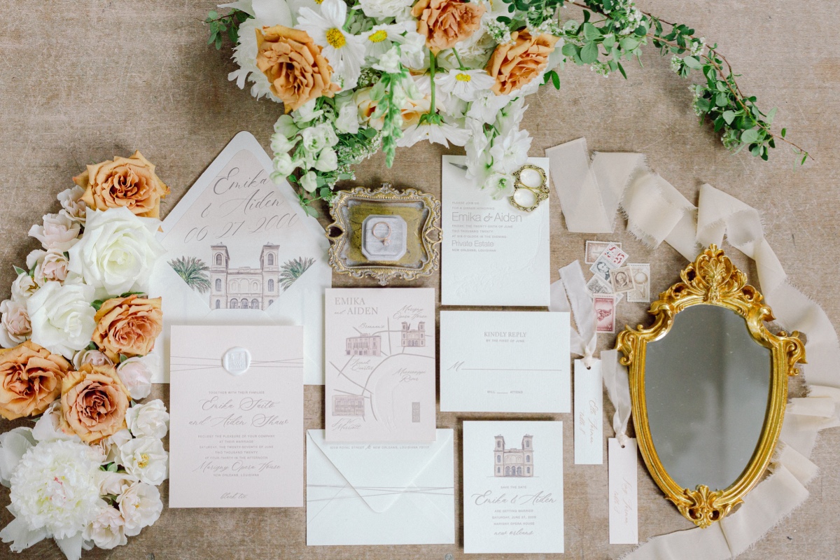 A Modern Vintage Patina Wedding In New Orleans