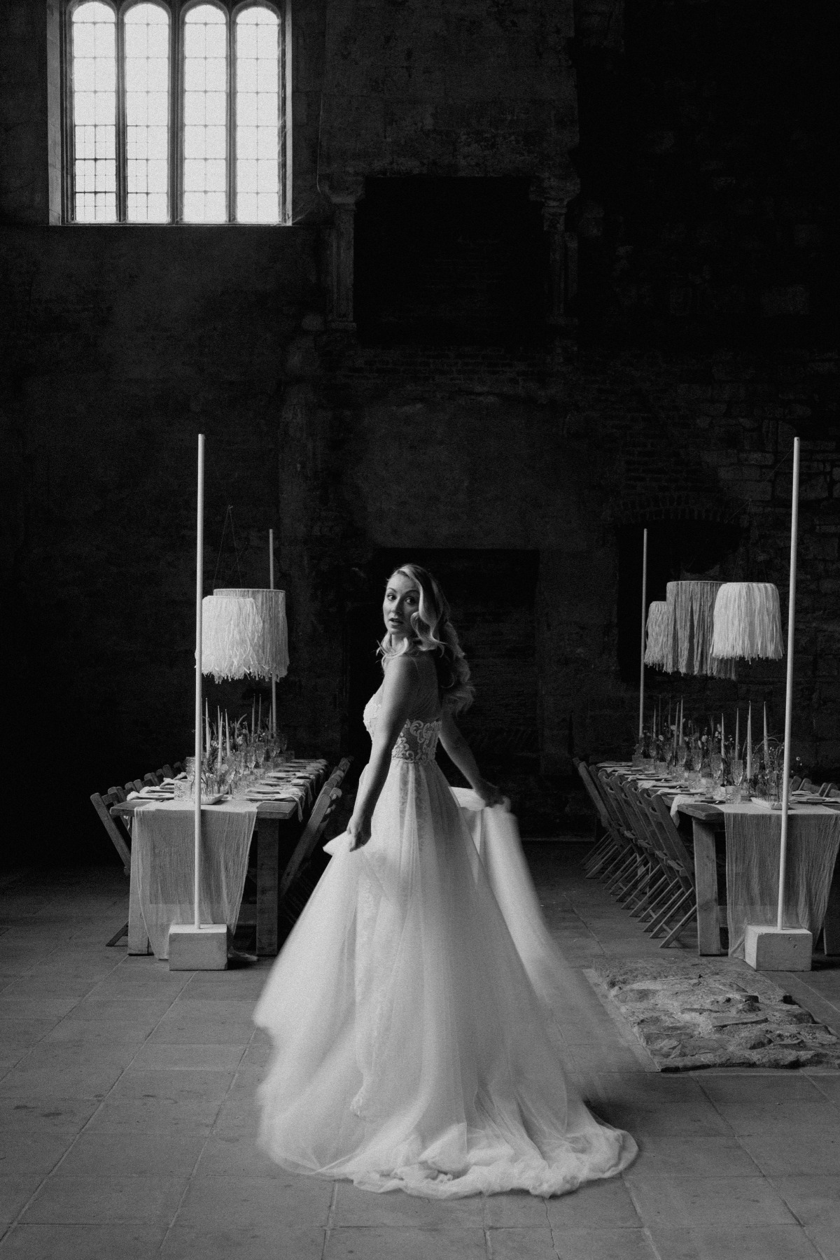 Moody Wedding Inspiration at Blackfriars Medieval Priory