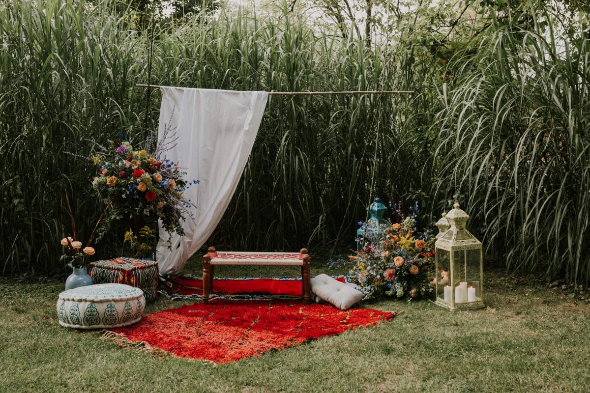 Moroccan wedding ceremony decor ideas