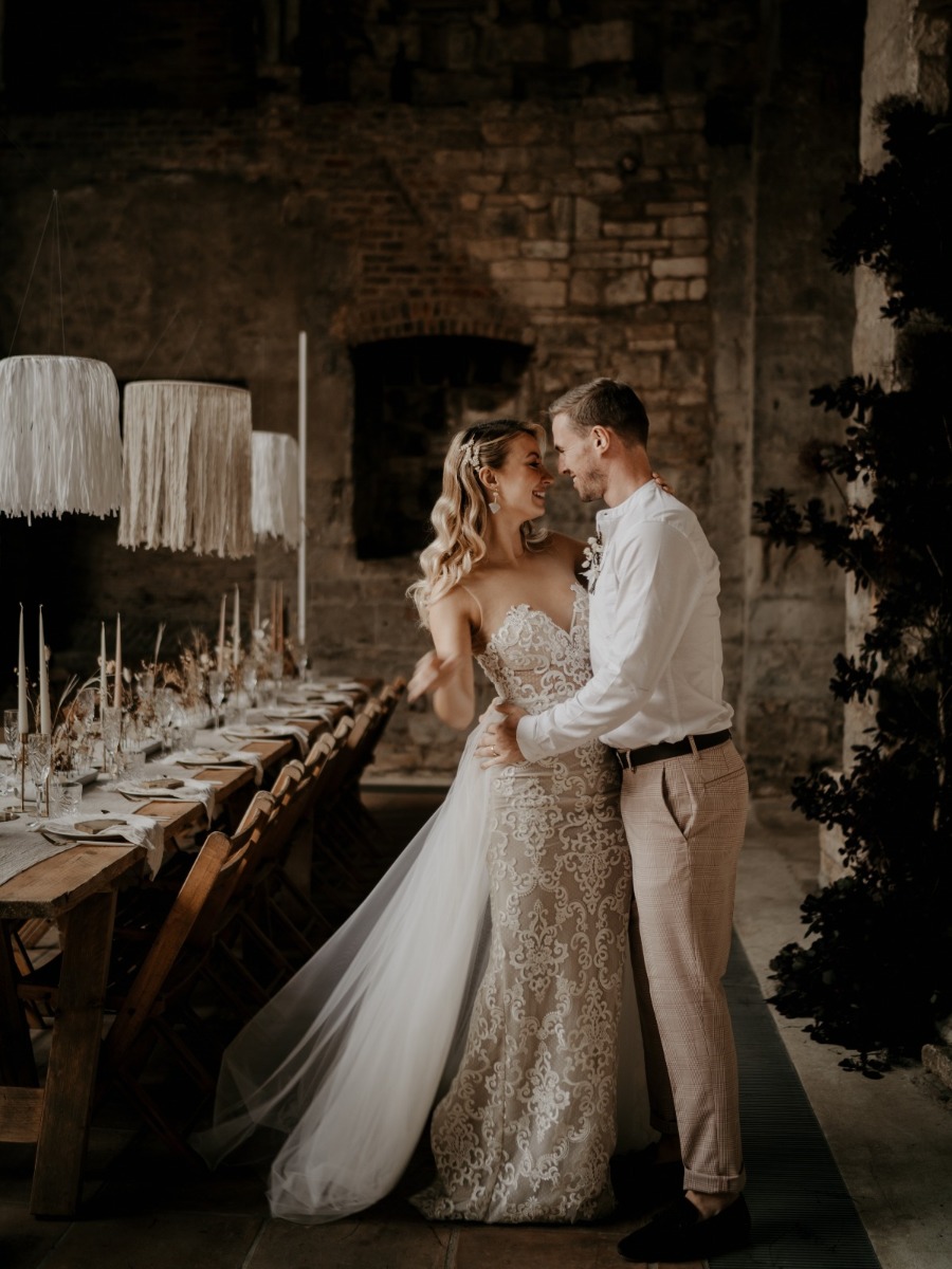 Moody Wedding Inspiration at Blackfriars Medieval Priory