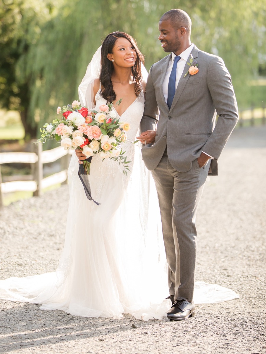 Colorful Microwedding at Jersey Wedding Venue -Windows on the Water at Frogbridge