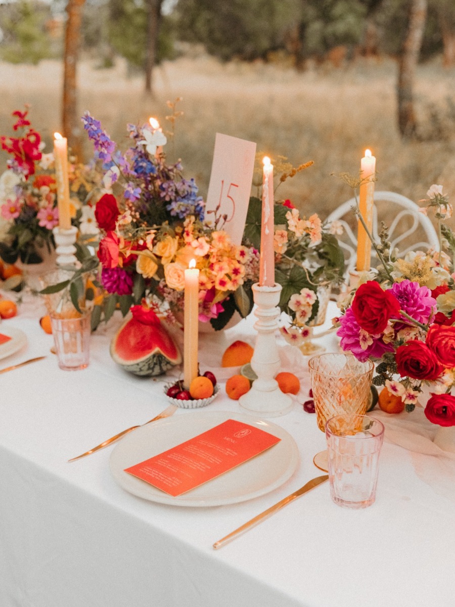 A Colorful Elopement in the Sierra of Madrid