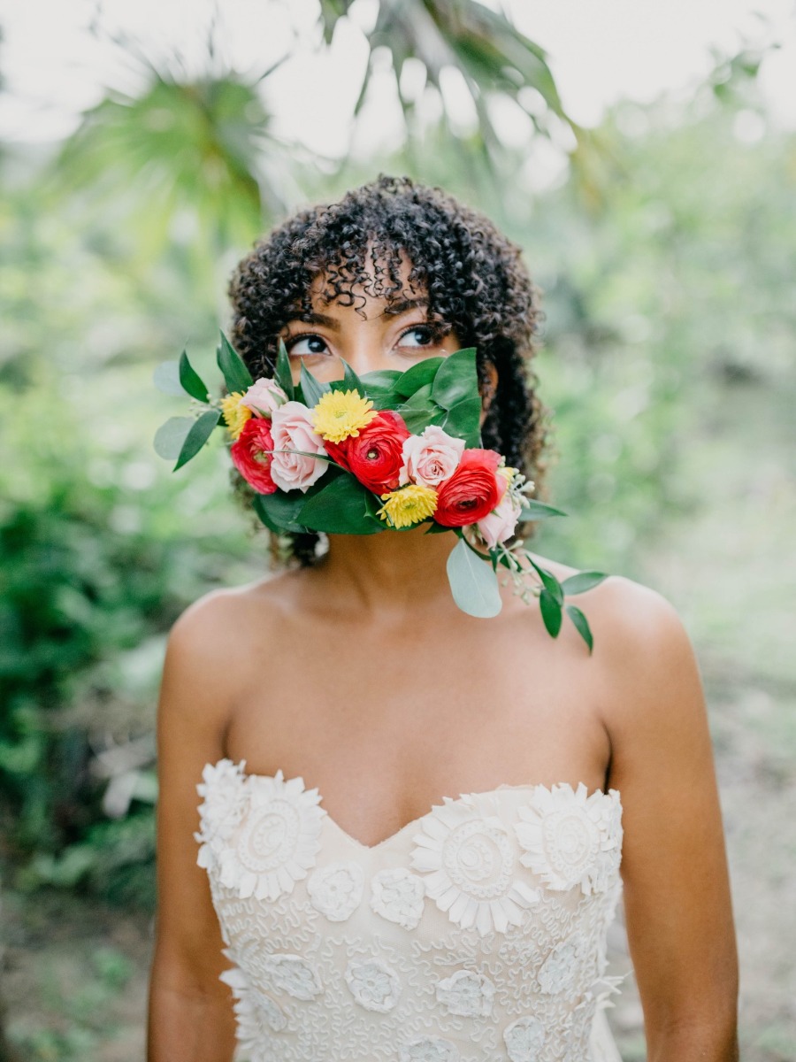 Colorful Micro Destination Wedding Inspiration from the Caribbean