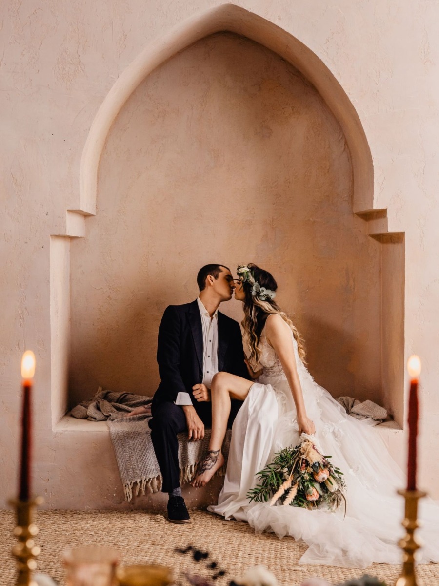 Moroccan and Boho Inspired Elopement in Toronto