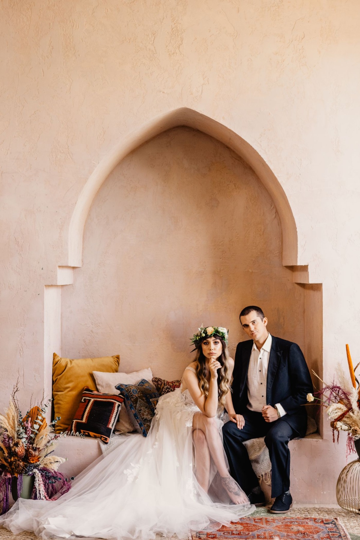 Moroccan and Boho Inspired Elopement in Toronto
