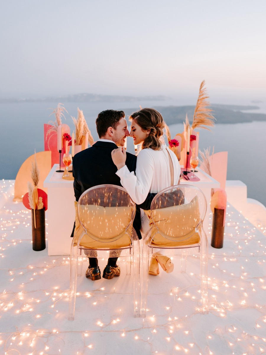 Bauhaus Movement Inspired Destination Elopement in Greece