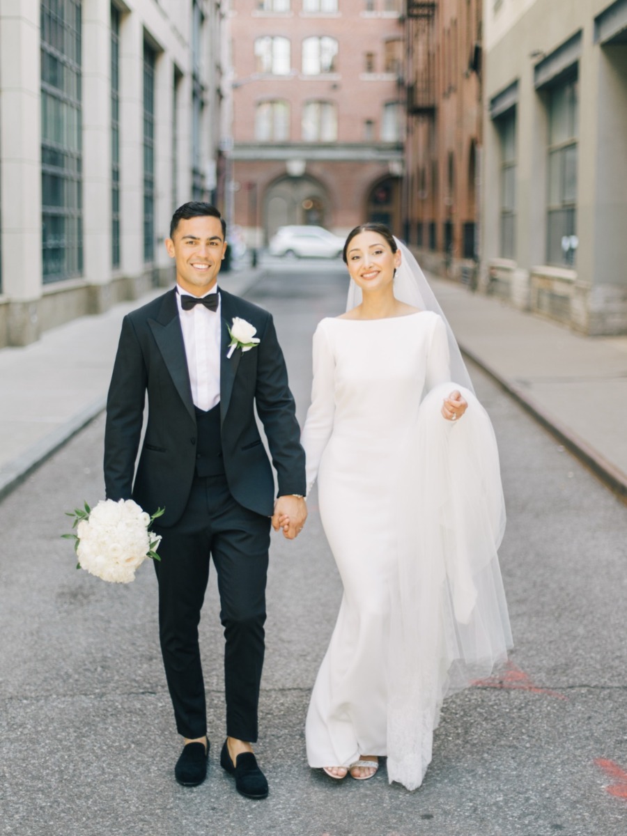 Ultra Stylish Modern and Elegant Wedding at Tribeca Rooftop