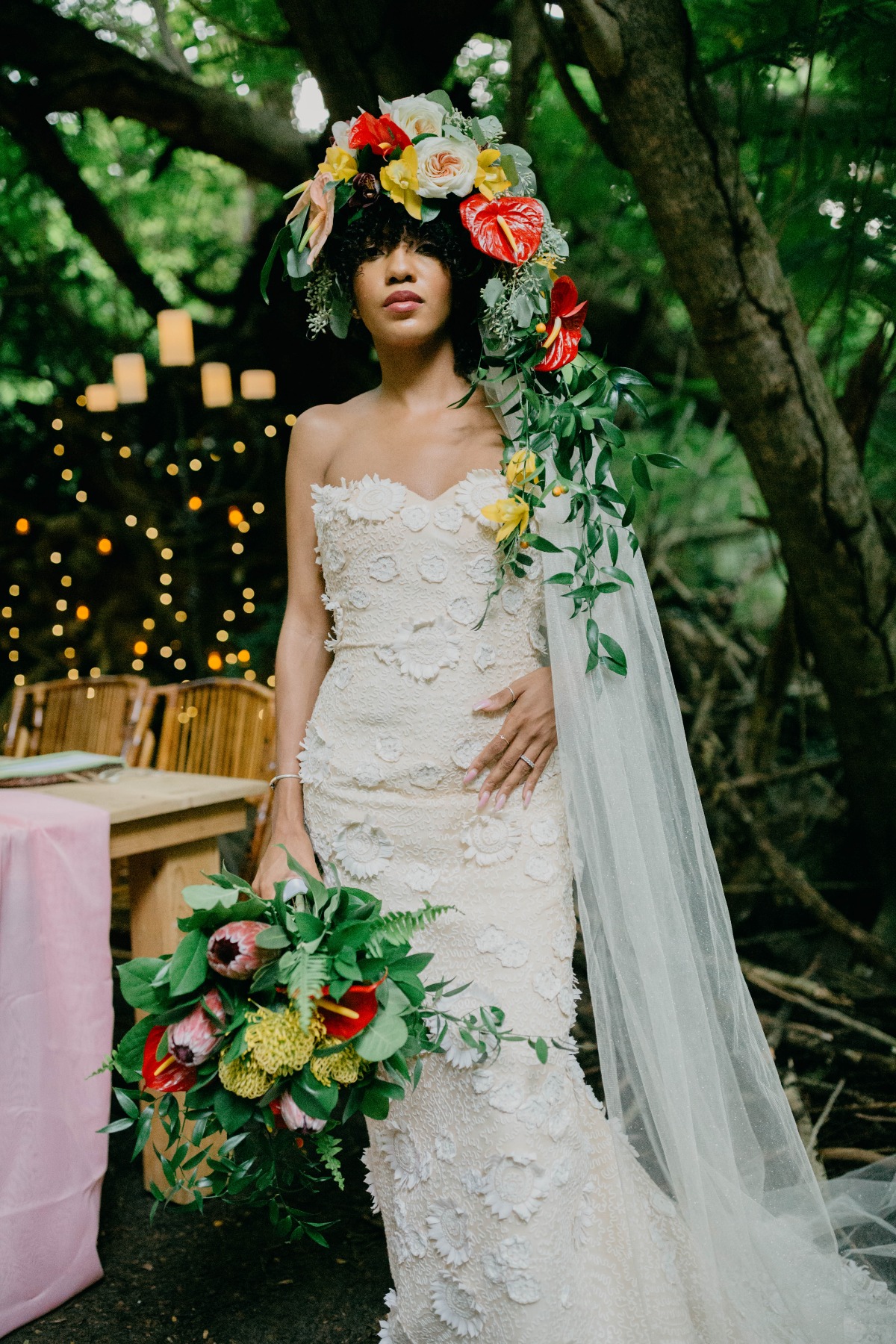 Colorful Micro Destination Wedding Inspiration from the Caribbean