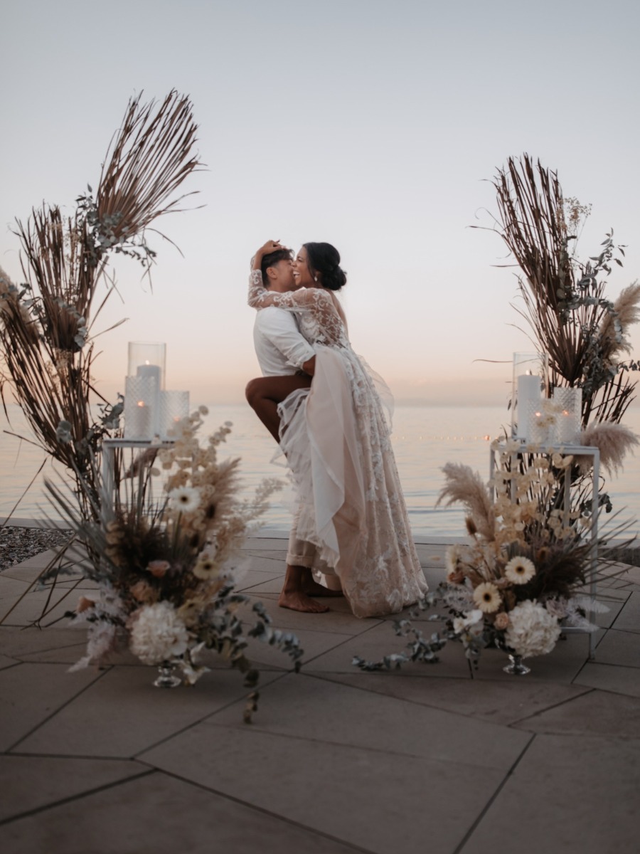 A Sultry Seaside Wedding In Croatia With A Hint of Boho Love