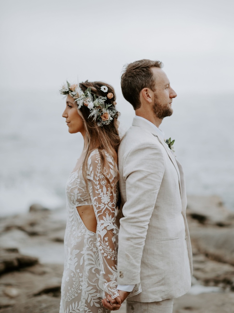 Beachside Boho Elopement in San Diego