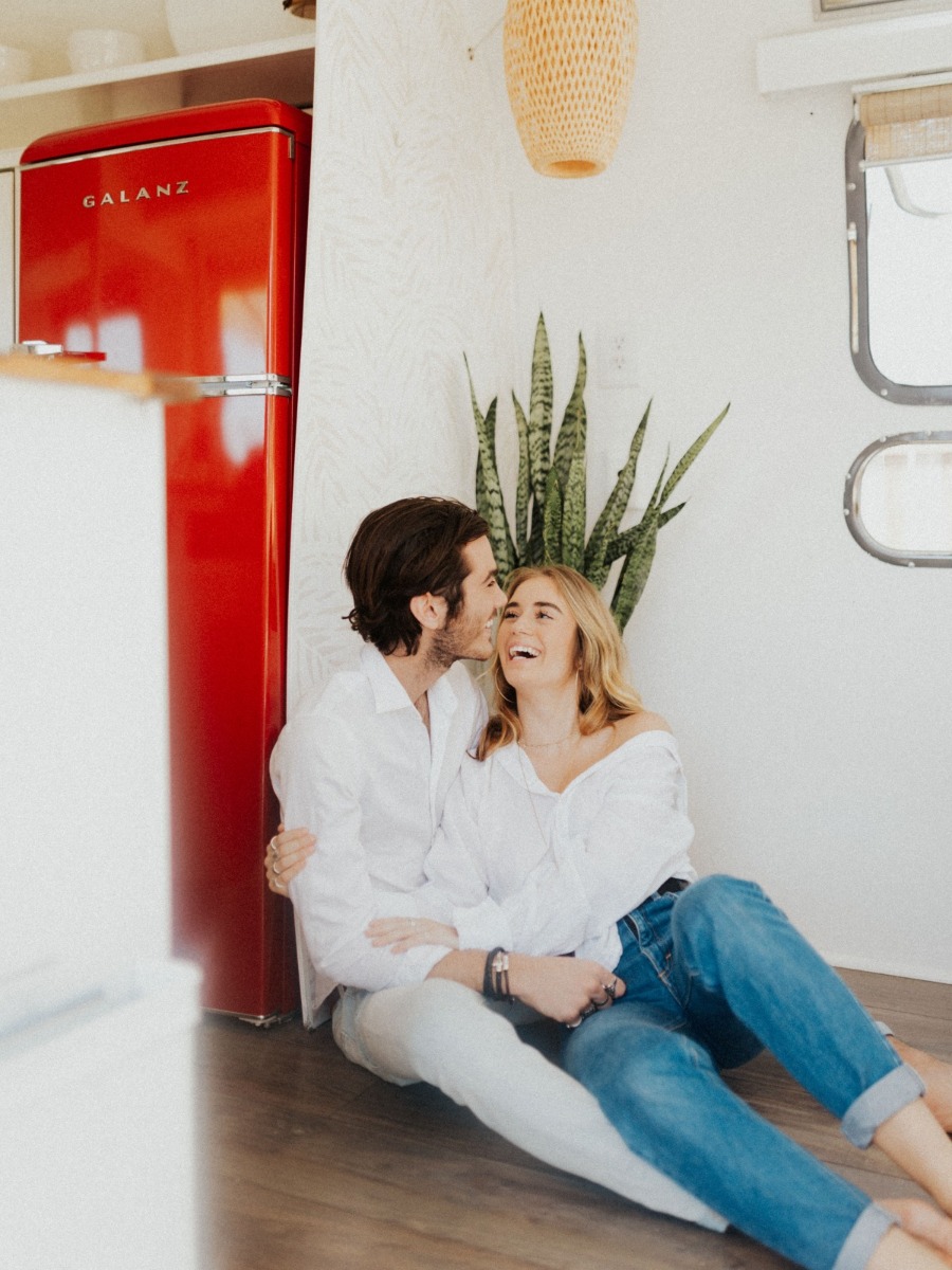 Cozy Camper Van Engagement Session