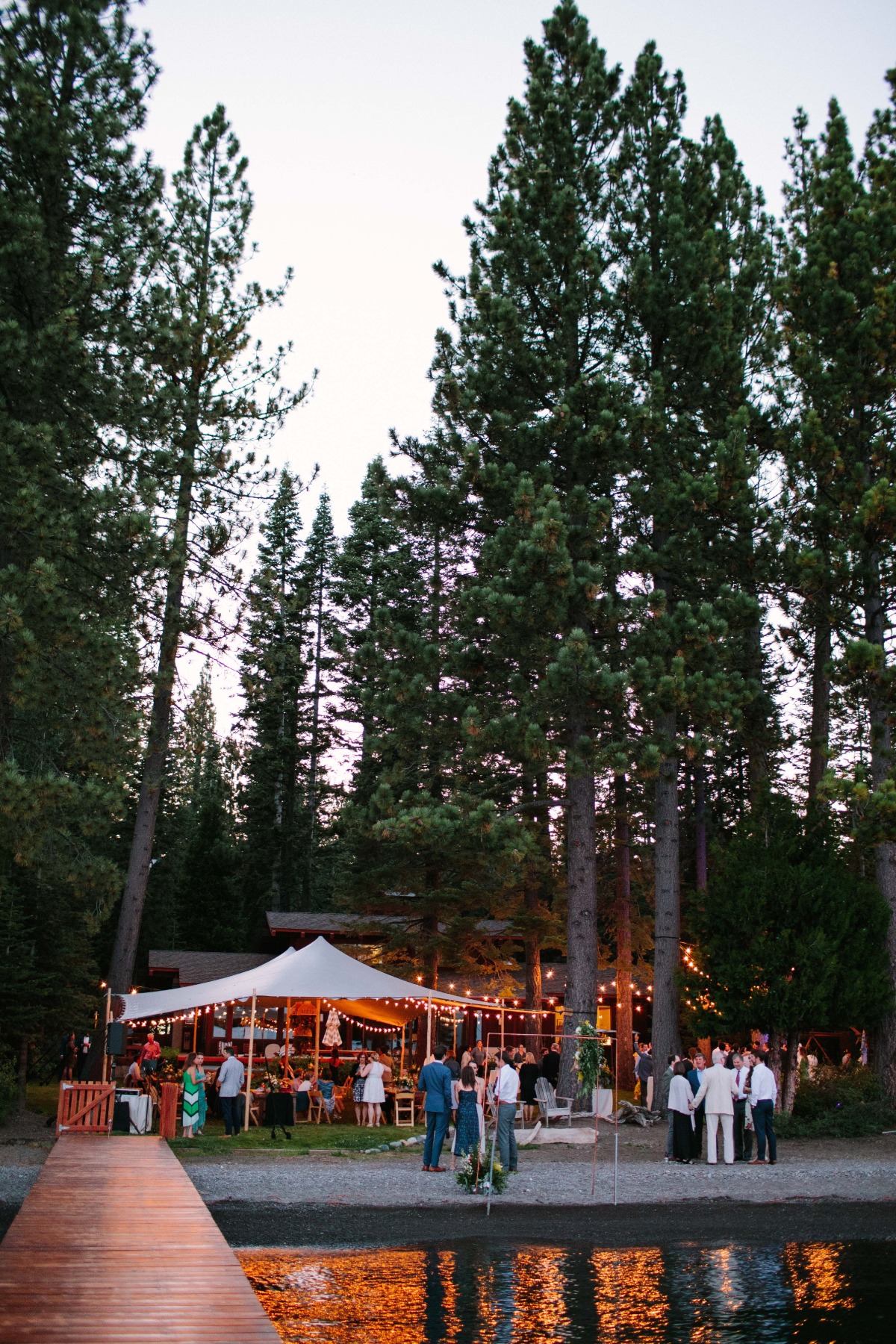 Whimsical and Lighthearted Wedding on the Shores of Tahoe