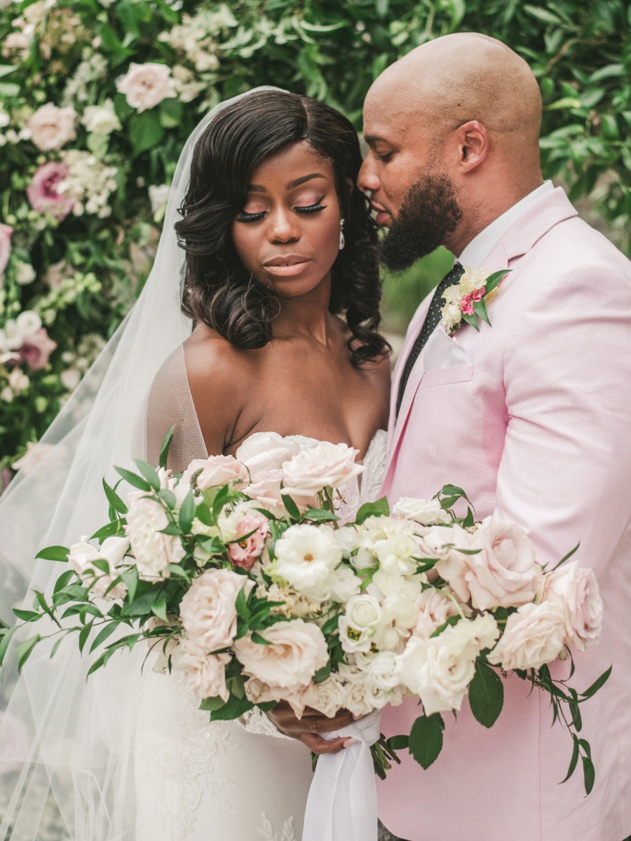 It was Industrial Glam and Florals Galore at this Main Street Ballroom Wedding