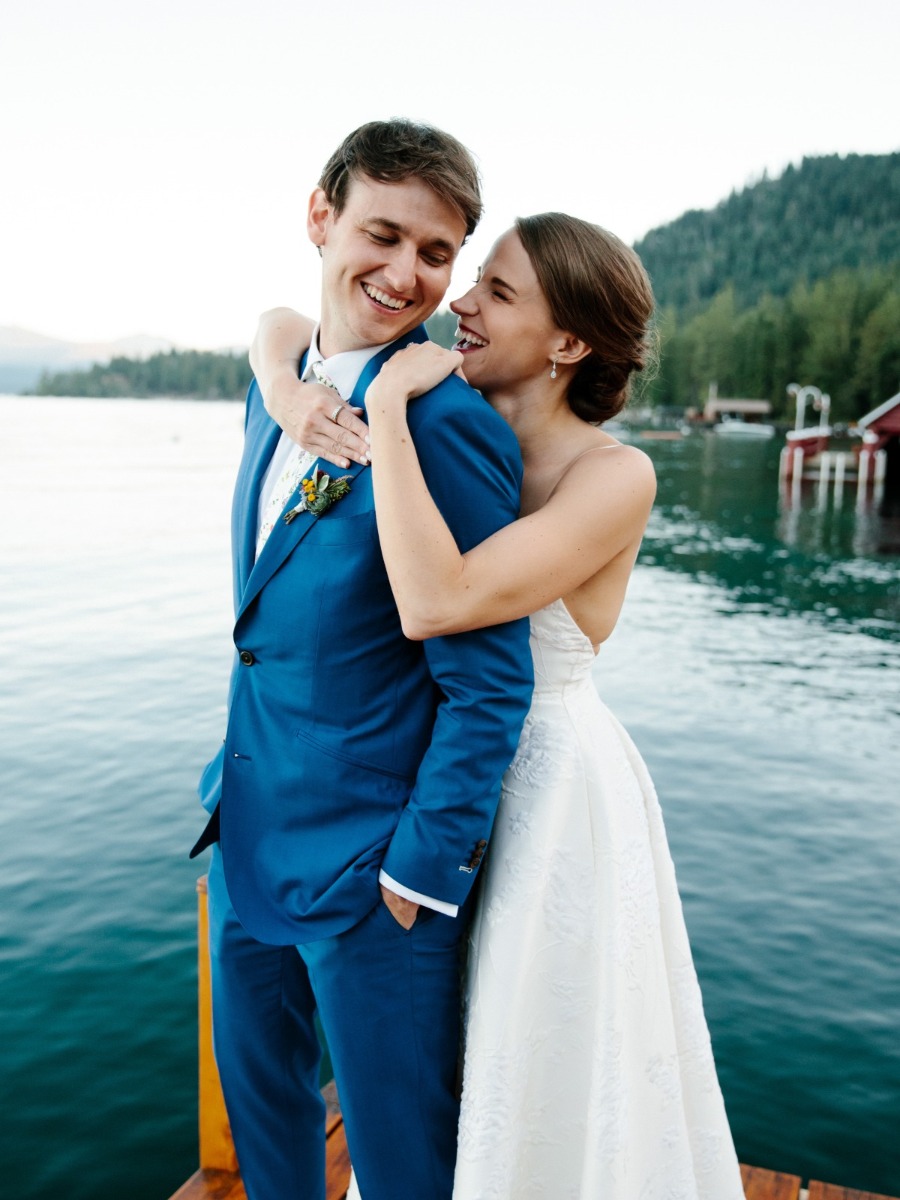 Whimsical and Lighthearted Wedding on the Shores of Tahoe